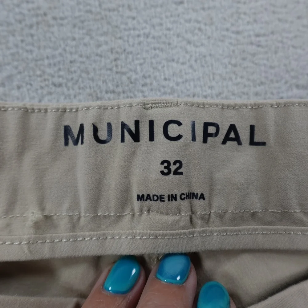 Municipal Sport Superstretch Utility Pants Mens 32 Beige Performance Cotton